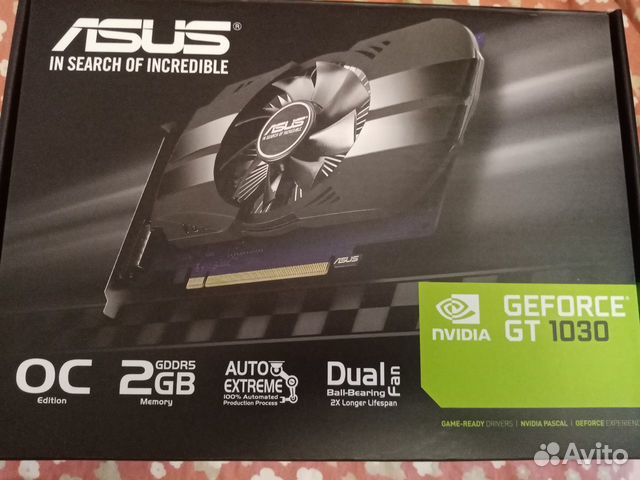Asus GeForce GT 1030 Asus GeForce GT 1030