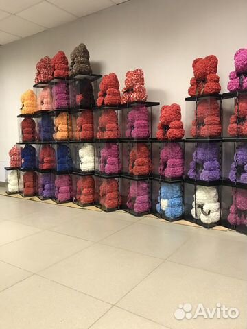 Мишки из зd роз