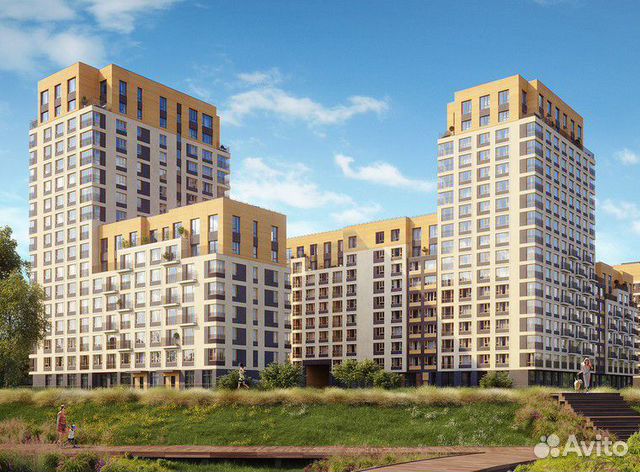 2-к квартира, 87.6 м², 2/10 эт.
