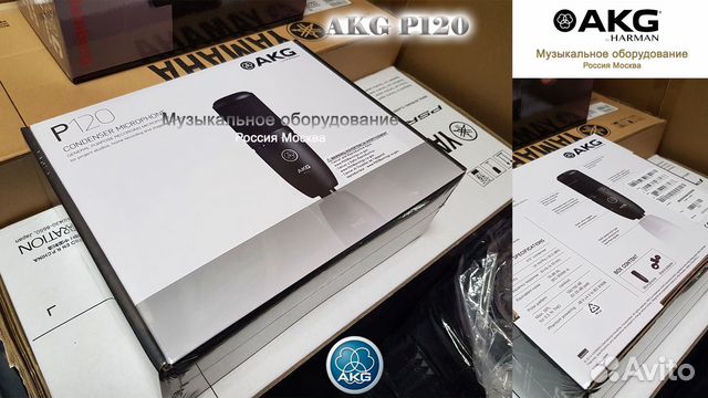 Студийный микрофон AKG P120 Новый Гарантия Студийный микрофон AKG P120 Новый Гарантия