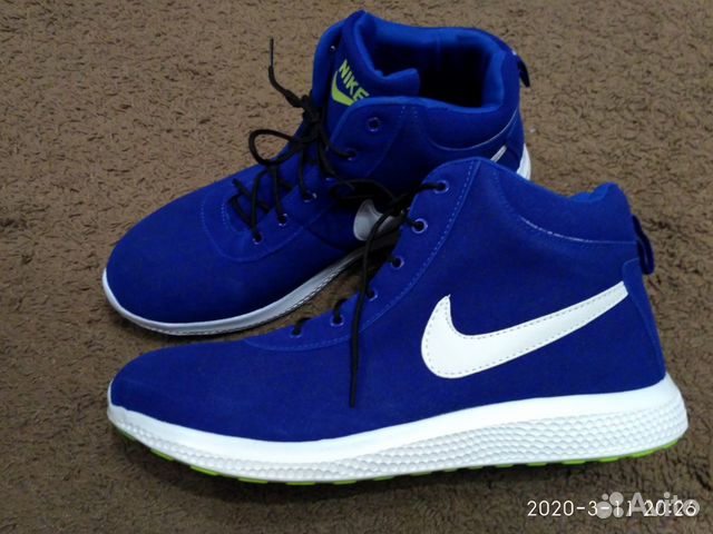 Кроссовки высокие Nike - 29 см
