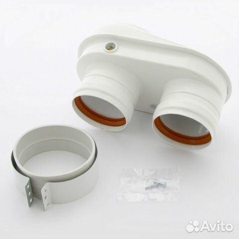 Адаптер для подключения раздельных труб