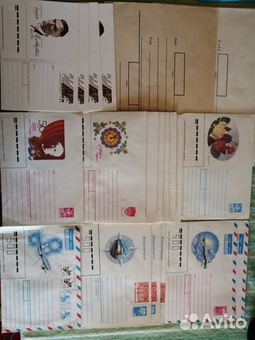 Конверт почтовый СССР и марки