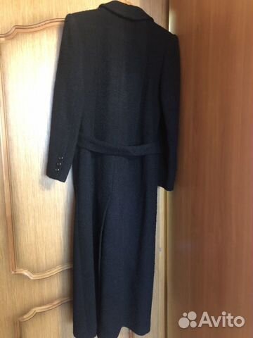 Пальто демисезонное чёрное