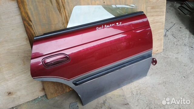 Дверь зад правая субару легаси аутбек bg,bd, 1998г