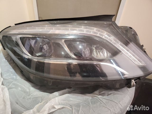Правая и левая фары Mercedes 222 оригинал б/бл А22 Правая и левая фары Mercedes 222 оригинал б/бл А22