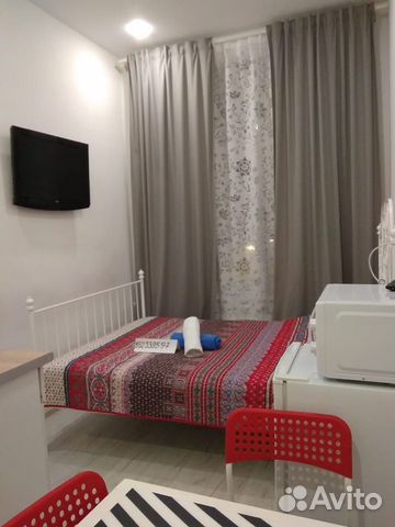 

Квартира-студия, 17 м², 1 кровать