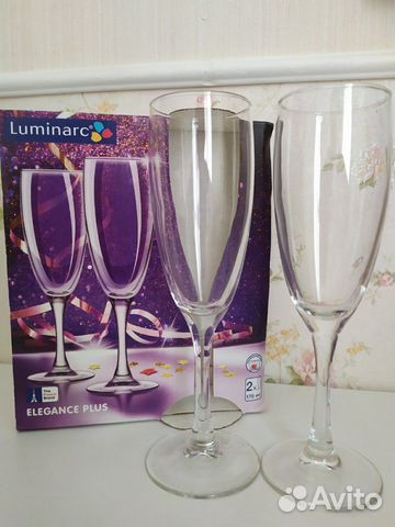 Фужер, бокал для шампанского Luminarc,цена за пару