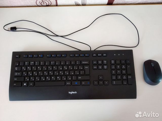 Клавиатура и мышь Logitech Клавиатура и мышь Logitech