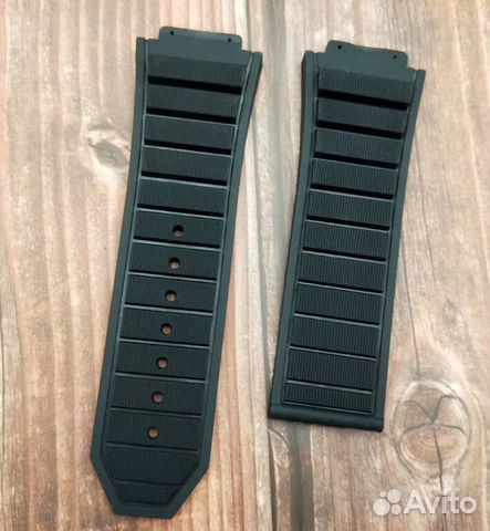 Каучуковый ремешок для часов 28mm Black Каучуковый ремешок для часов 28mm Black