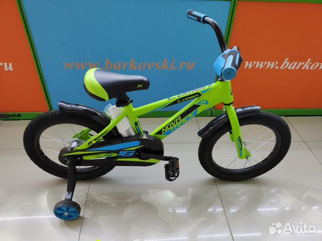 Велосипед novatrack lumen 16 зелёный