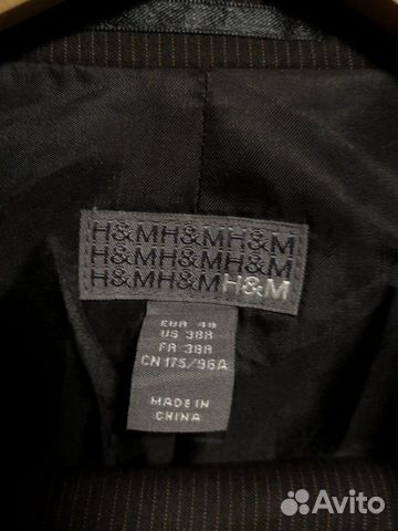 Костюм мужской H&M 48 Костюм мужской H&M 48