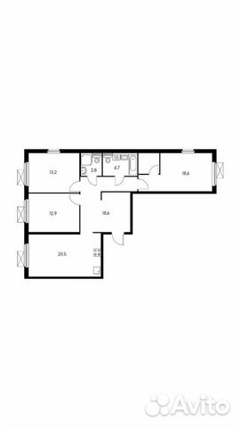 3-к квартира, 91.5 м², 29/33 эт. 3-к квартира, 91.5 м², 29/33 эт.