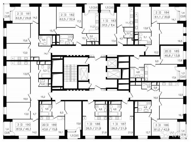 1-к квартира, 37.5 м², 20/23 эт. 1-к квартира, 37.5 м², 20/23 эт.