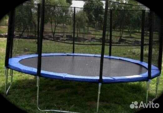 Батут 305 см. для дачи детский - с сеткой