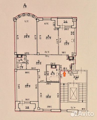 3-к квартира, 138.8 м², 5/7 эт. 3-к квартира, 138.8 м², 5/7 эт.