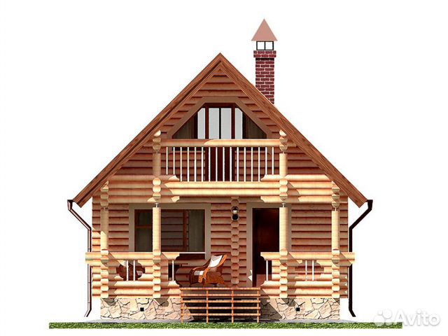 Сруб 5.5 м х8м Сруб 5.5 м х8м