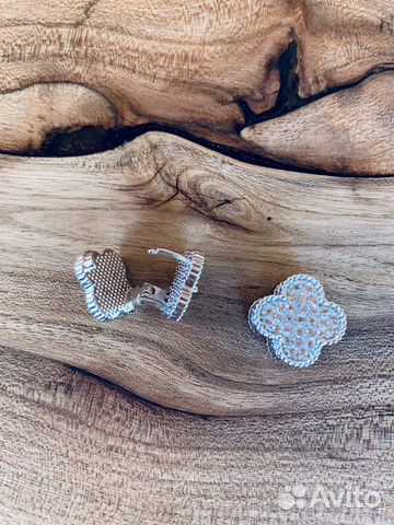 Серьги клевер Van Cleef Серьги клевер Van Cleef