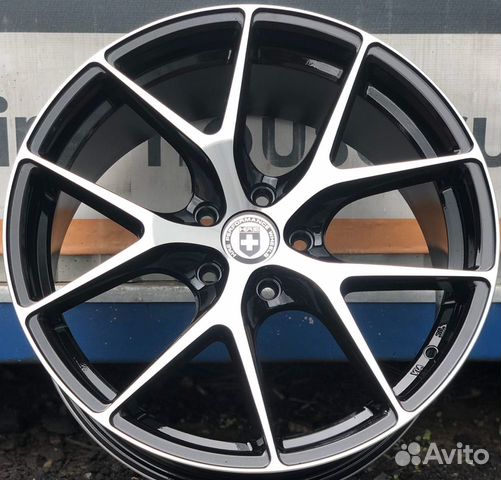 Диски реплика HRE R19 цвет черный с полировкой Диски реплика HRE R19 цвет черный с полировкой