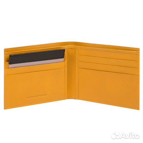 Кошелек мужской Piquadro Bios жёлтый