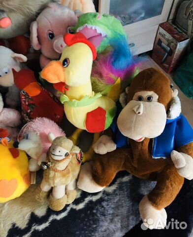 Большой мешок мягких и музыкальных игрушек