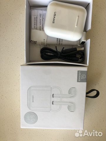 Беспроводные наушники usams F10 TWS 5.0 BT Беспроводные наушники usams F10 TWS 5.0 BT