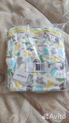 Бодики с длинным рукавом Carters Бодики с длинным рукавом Carters