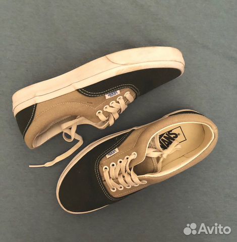 Кеды Vans зелёный/бежевый Кеды Vans зелёный/бежевый