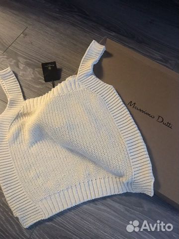 Топ вязаный Mussimo Dutti новый L Топ вязаный Mussimo Dutti новый L