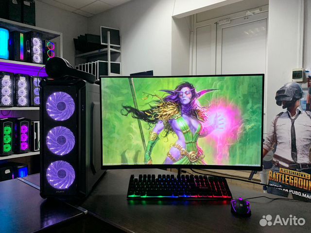 Игровой пк+Монитор i5-9400F GTX 1660 6GB 8GB SSD+H Игровой пк+Монитор i5-9400F GTX 1660 6GB 8GB SSD+H