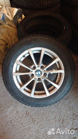Оригинальные диски BMW V-Spoke 390 с зимней резино Оригинальные диски BMW V-Spoke 390 с зимней резино