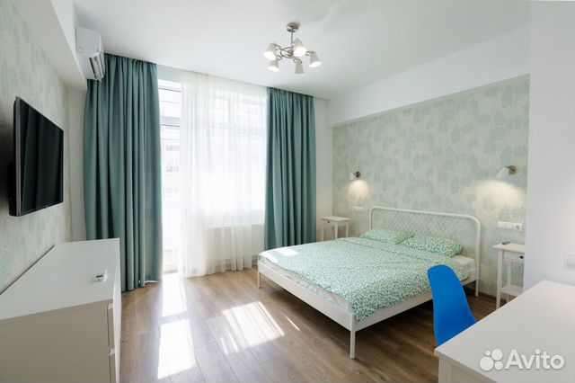 

1-к. квартира, 46 м², 2 кровати