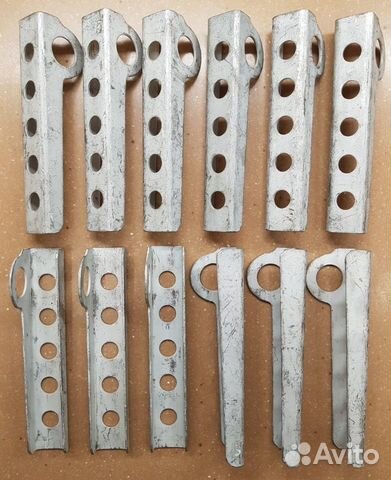 Крючья швеллерные Турин 165 мм новые