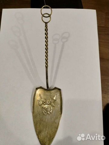 Серебряная лопатка для торта