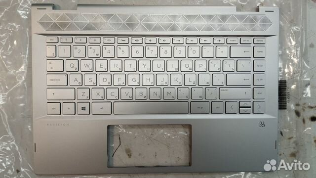 Клавиатура HP Pavilion x360 14-dd топ-панель сер
