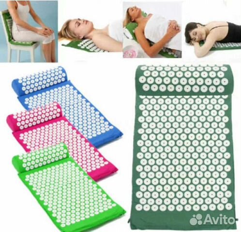 Аппликатор коврик с подушкой акупунктурный Кузнец