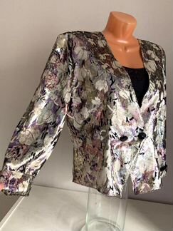 Блестящий жакет Англия 48-50 р. натурал