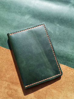 Обложка на паспорт из кожи Crazy Horse