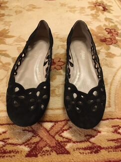 Замшевые балетки 39 размер