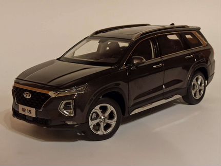 Hyundai Santafe 4 Brown 2019 Paudi 1:18