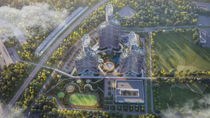 2-к квартира, 65.3 м², 33/39 эт.
