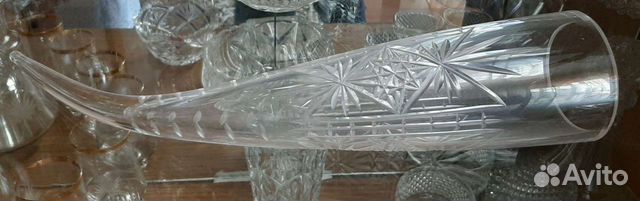 Бокалы, хрустальный рог СССР