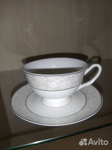 Чайный фарфоровый сервиз новый
