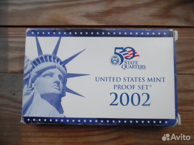 Годовые наборы США в блистере