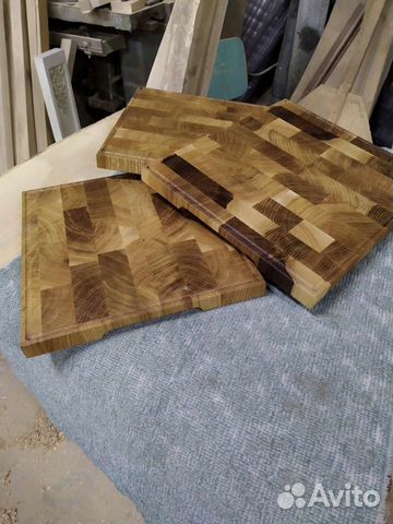 Торцевые разделочные доски из дуба