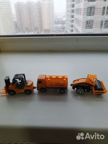 3 машинки маленькие Технопарк