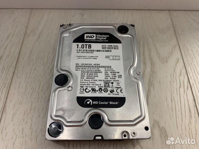 Жесткий диск 1 тб WD black