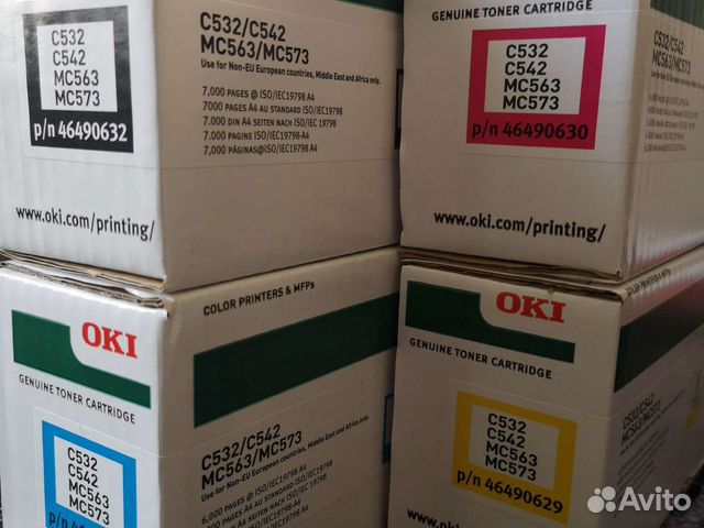 Картриджи oki 46490629