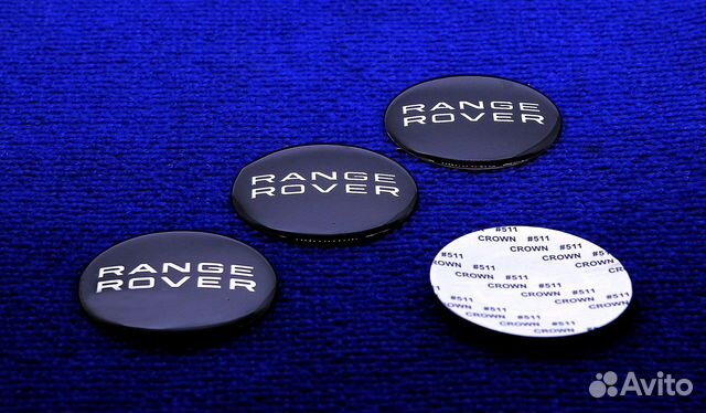 Комплект 3D наклеек колпачка Reng Rover 56,60,65mm