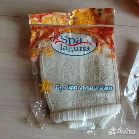 Губка для тела, мочалка spa laguna